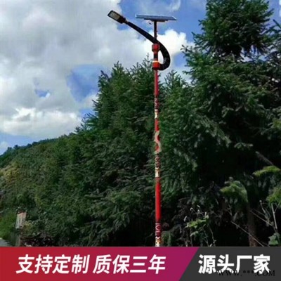 路灯led太阳能路灯新农村陕西5米6米锂电池路灯路灯维修