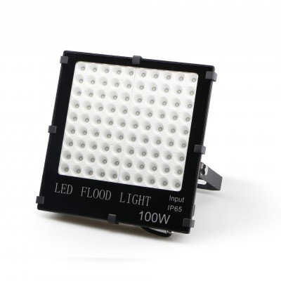 超薄厂家LED泛光灯100W足功率贴片投光灯广告招牌投射灯工程专用