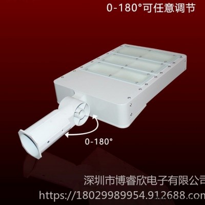 博睿欣 BRX-LD011 LED户外防水大功率挑臂路灯80W100W150W200W模组防眩光路灯IP67