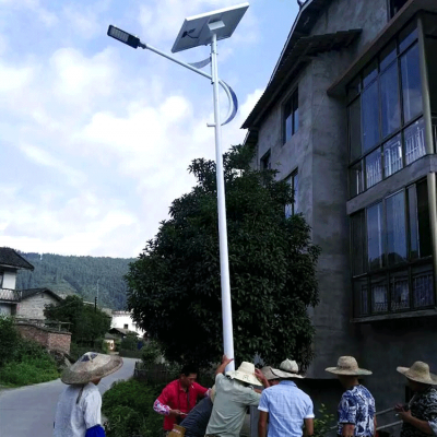 太阳能led路灯 河南驻马店6米120w路灯锂电池路灯