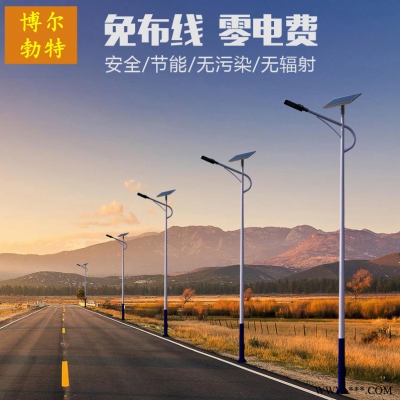 太阳能led路灯 湖北随州4米30w路灯风光互补路灯