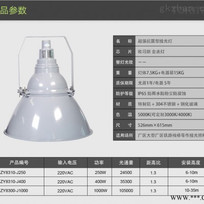 抗震性投光灯