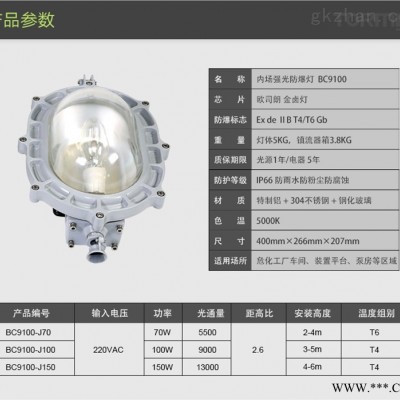 内场强光防爆灯