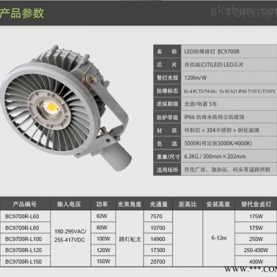 大功率LED防爆灯（路灯）