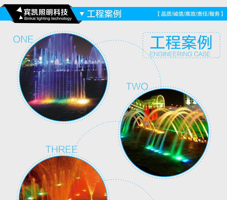 LED不锈钢水底灯户外景观LED水底灯公园广场水池水底灯示例图8