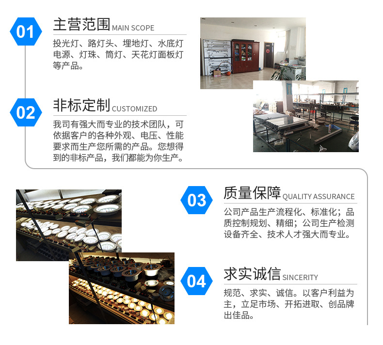 一体式led筒灯5W/3寸酒店客厅7.5开孔简约射灯LED天花灯筒灯示例图14