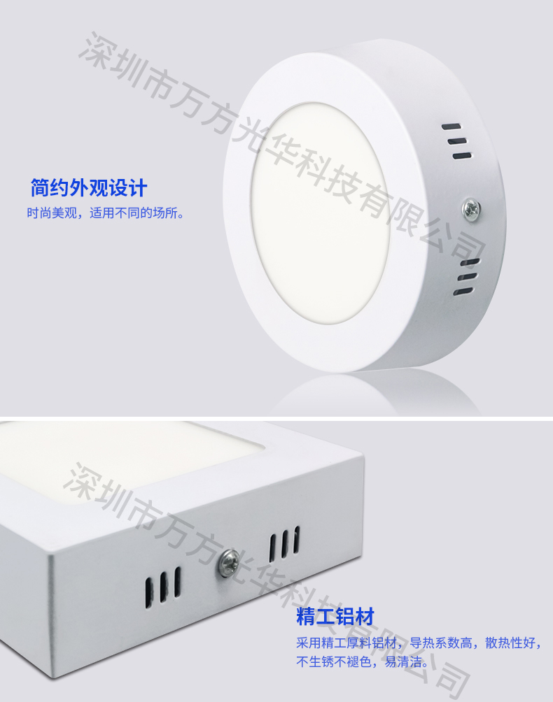 供应正方形18*2W大功率LED投光灯/防眩斜口罩投光灯/36W防水射灯示例图2