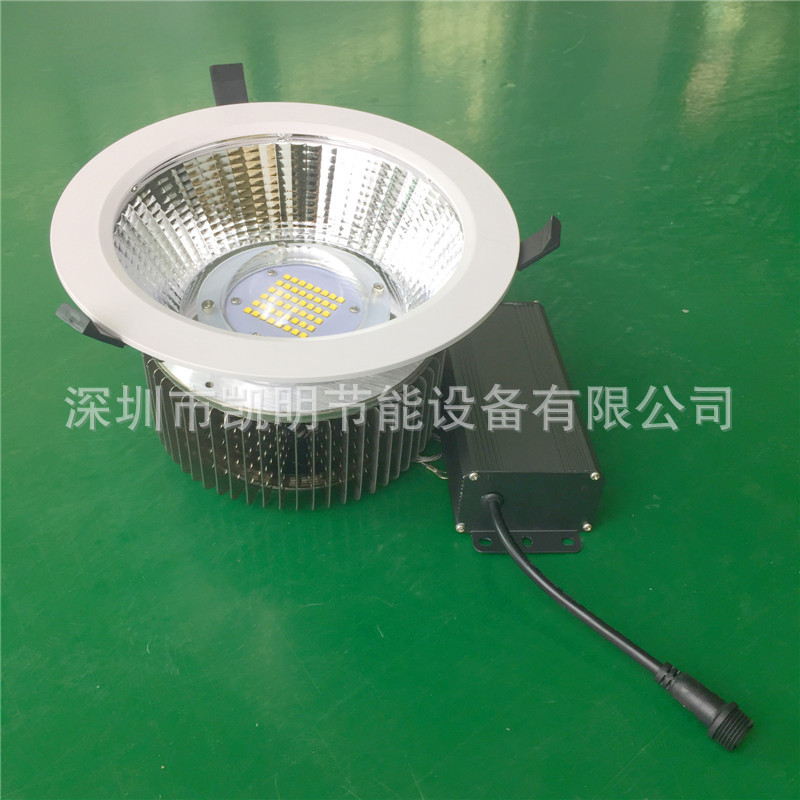 CREE SMD80W天花灯 8寸/10寸开孔200-230-250mm天花灯led天花射灯示例图7