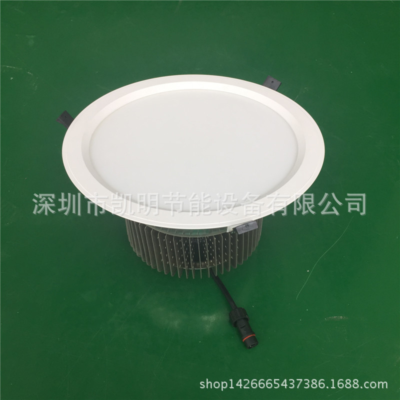 150WLED射灯价格 150W嵌入式筒灯 开孔190mm200mmLED筒灯示例图2