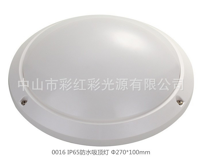 【厂家直销】IP65防水吸顶灯 led 红外 雷达 声光控 感应示例图2