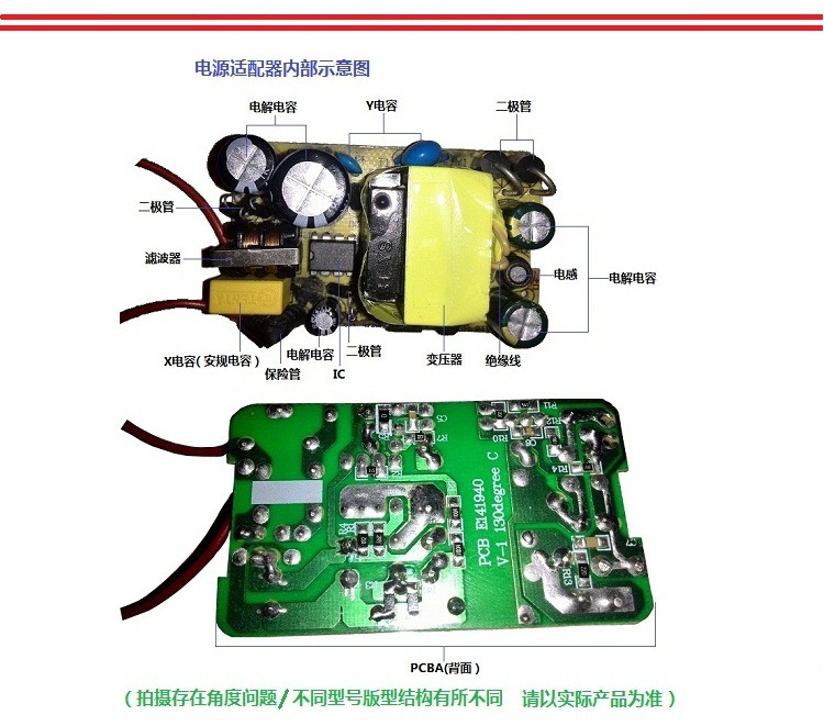 供应12V1.25A天花灯、吸顶灯15W恒压电源适配器示例图3