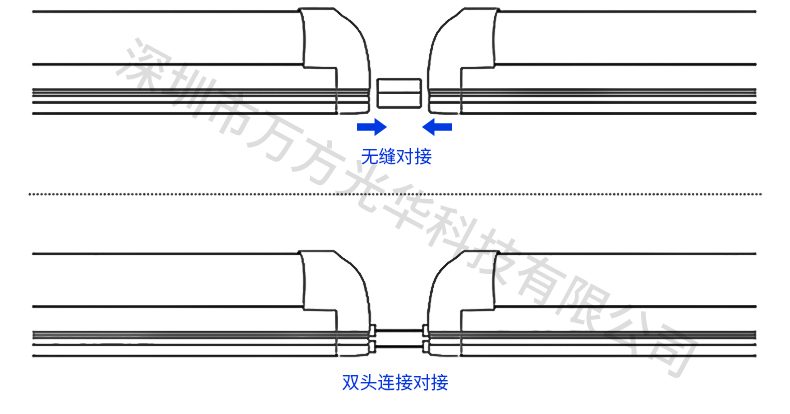 触摸三档任意弯曲带夹充电LED台灯（内置1200MA锂电池）示例图7