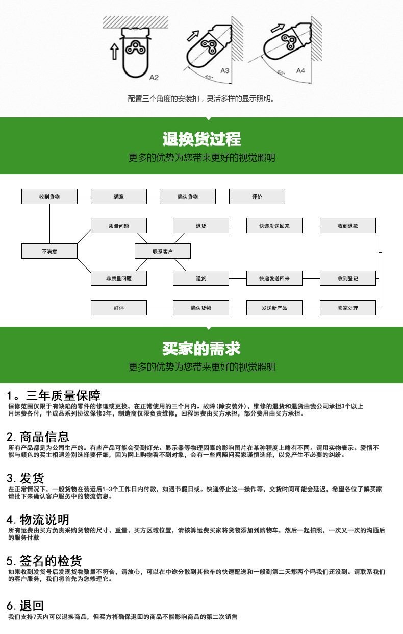 爱德视LED灯管T8一体V2.4米72W节能日光灯工厂车间停车场商场通用示例图8