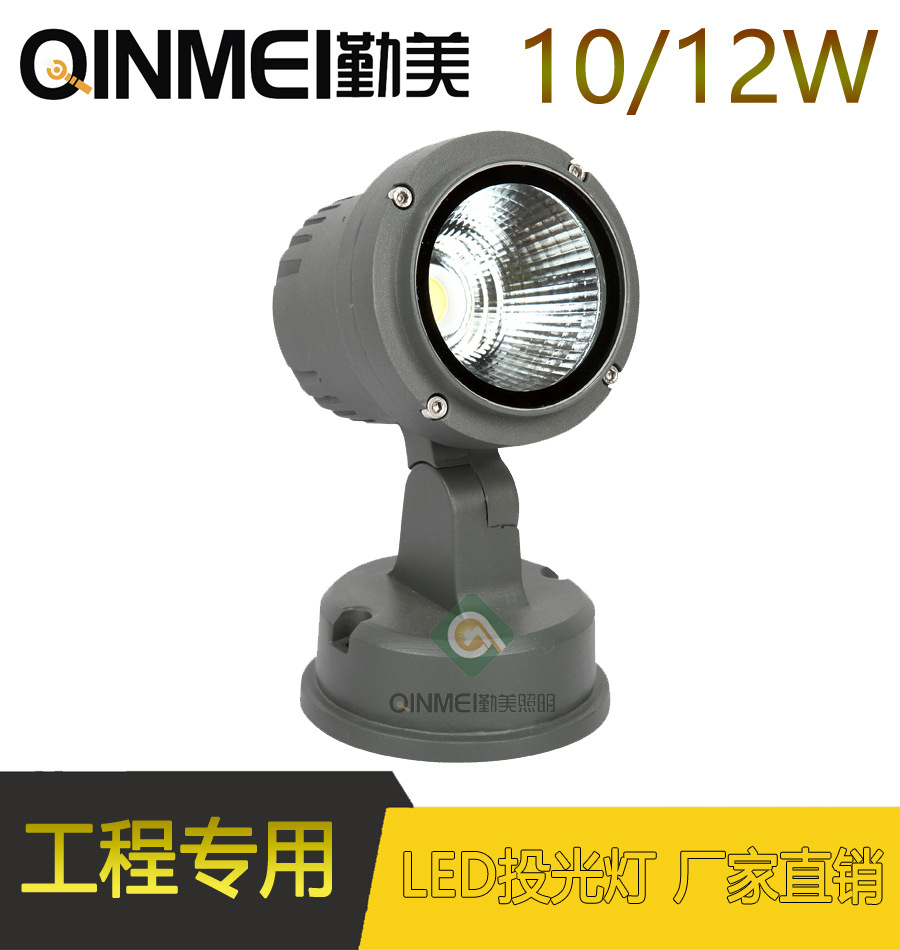 供应10W/12W/COB投光灯/照树照墙面LED投光灯/带反射器投光灯示例图2