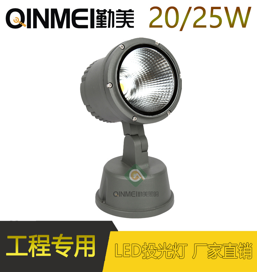 供应10W/12W/COB投光灯/照树照墙面LED投光灯/带反射器投光灯示例图1