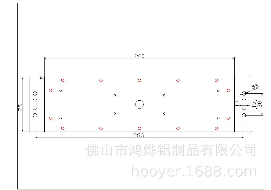 100w150w200w300w路灯外框 配华普立洋模组路灯框全铝路灯外框示例图6