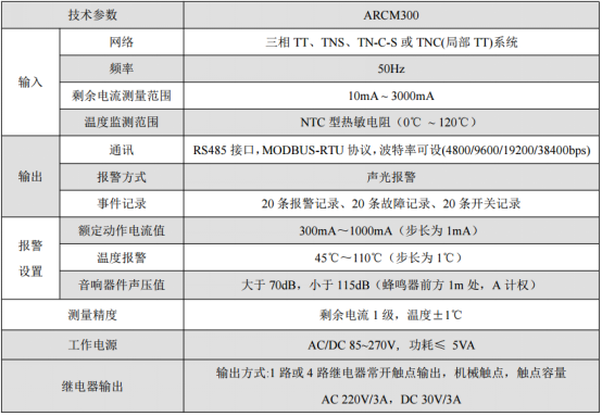 ARCM300电气火灾探测器